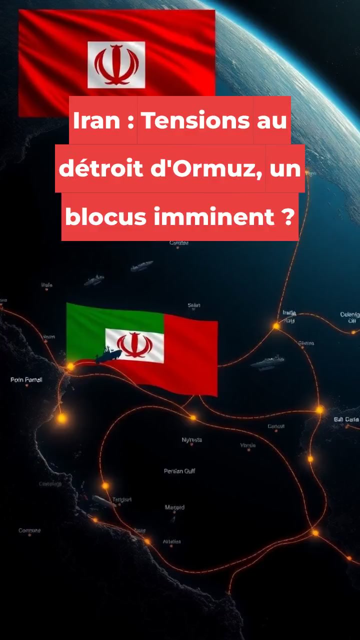 Iran : Tensions au détroit d'Ormuz, un blocus imminent ?