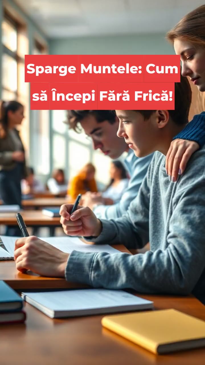 Sparge Muntele: Cum să Începi Fără Frică!