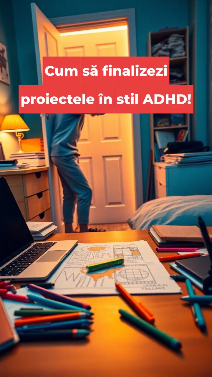 Cum să finalizezi proiectele în stil ADHD!