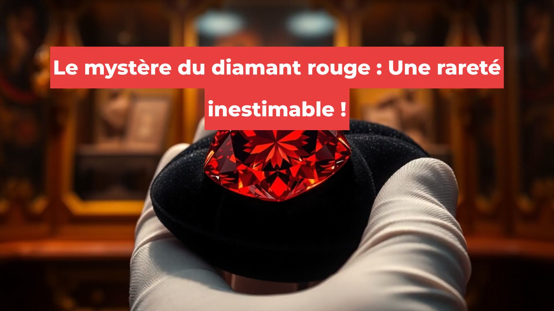 Le mystère du diamant rouge : Une rareté inestimable !