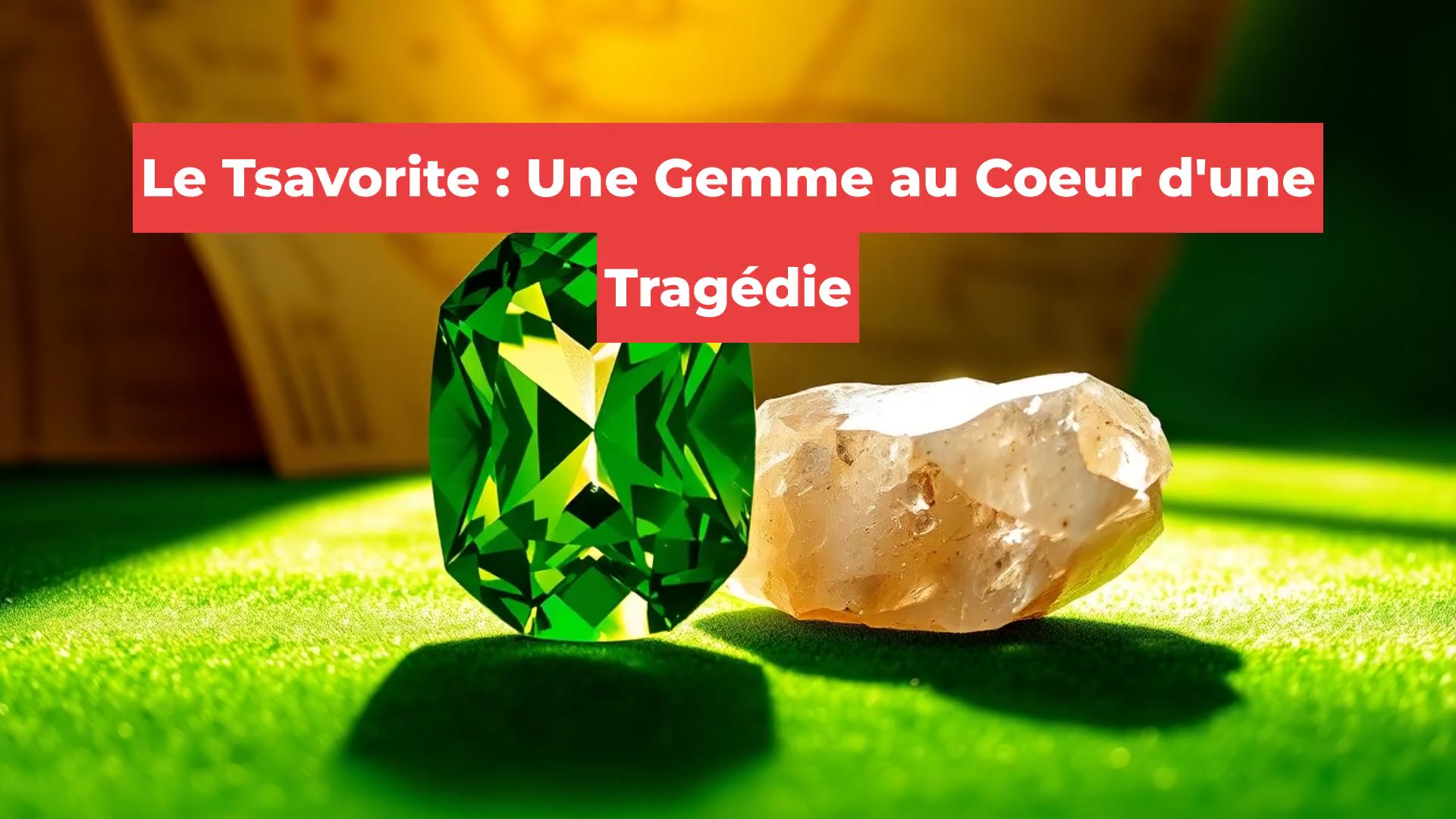 Le Tsavorite : Une Gemme au Coeur d'une Tragédie