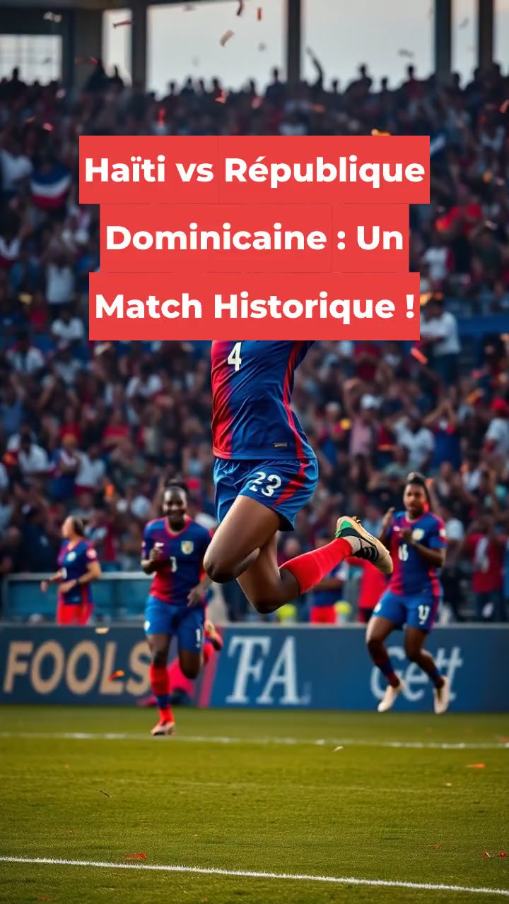 Haïti vs République Dominicaine : Un Match Historique !