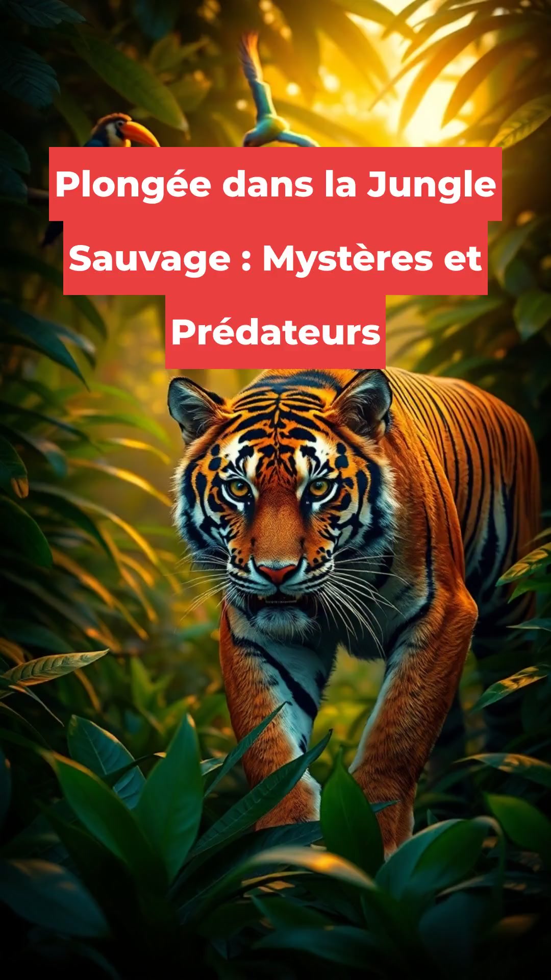 Plongée dans la Jungle Sauvage : Mystères et Prédateurs