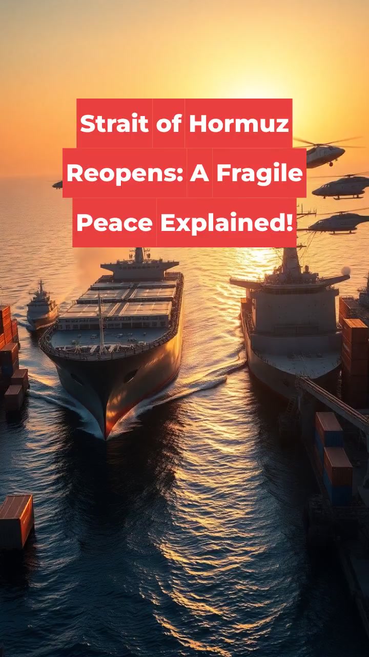 Strait of Hormuz Reopens: A Fragile Peace Explained!