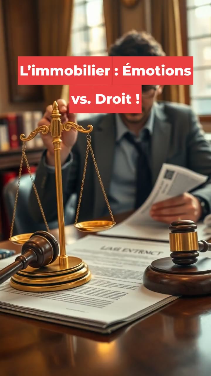 L’immobilier : Émotions vs. Droit !