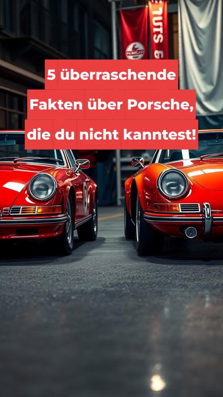 5 überraschende Fakten über Porsche, die du nicht kanntest!