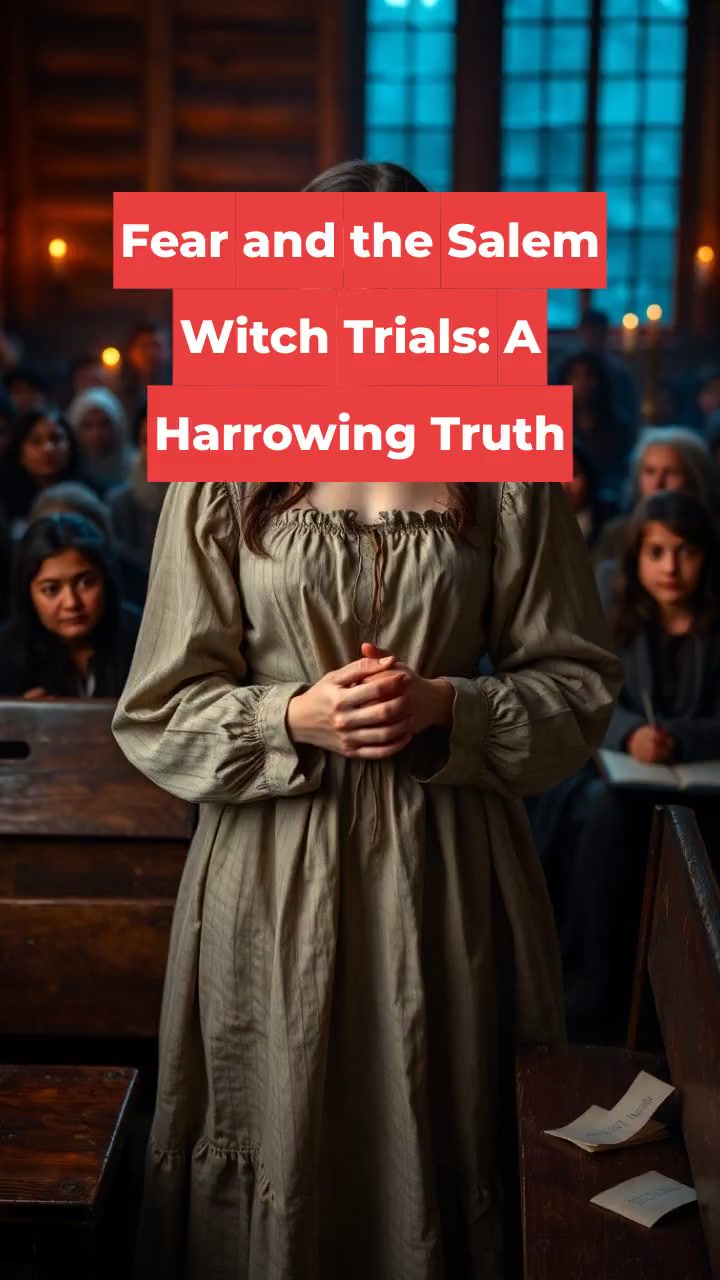 Fear and the Salem Witch Trials: A Harrowing Truth