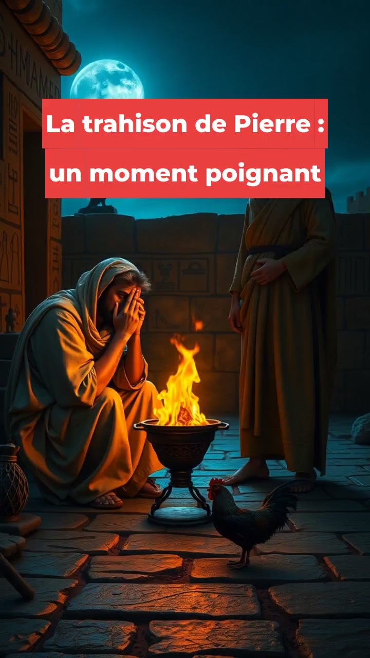La trahison de Pierre : un moment poignant