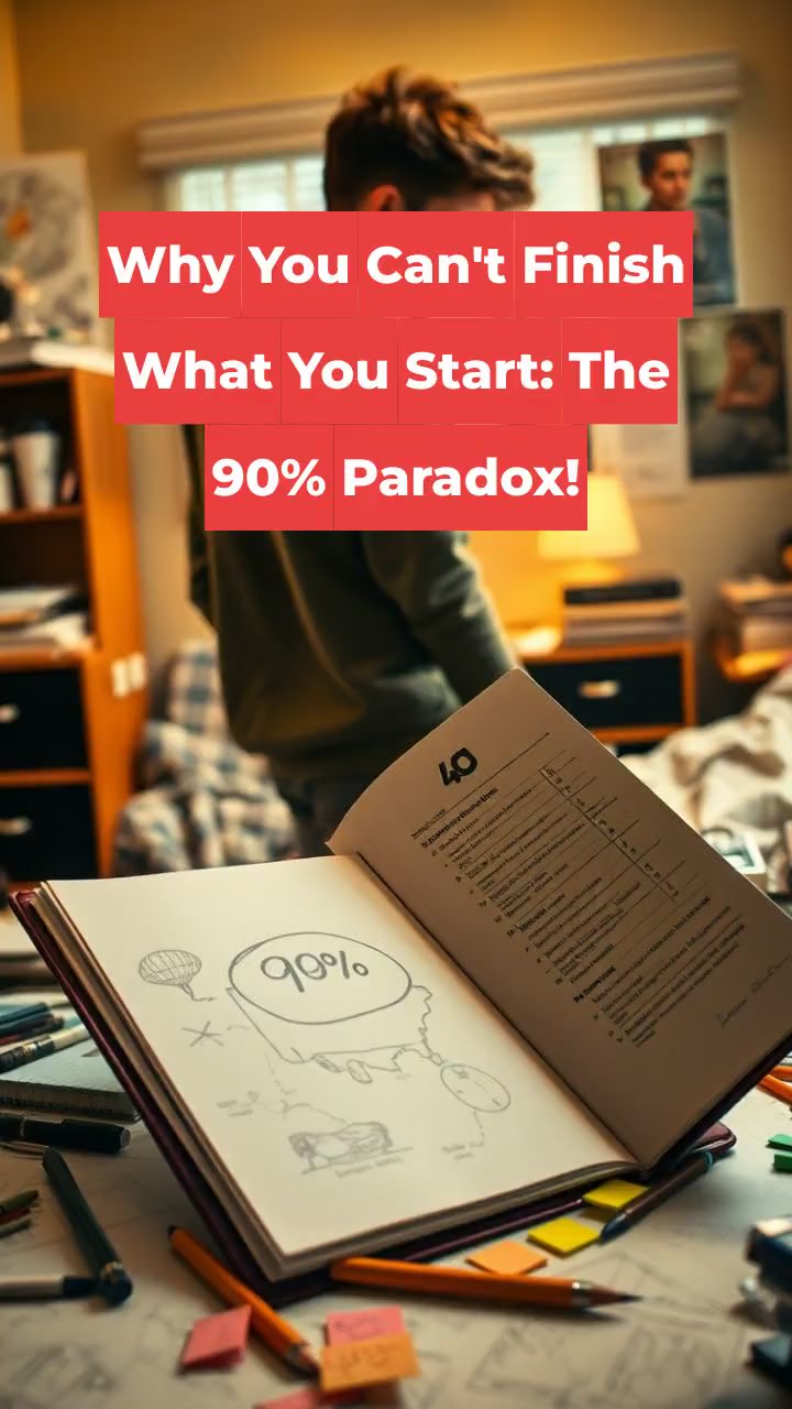 Why You Can't Finish What You Start: The 90% Paradox!