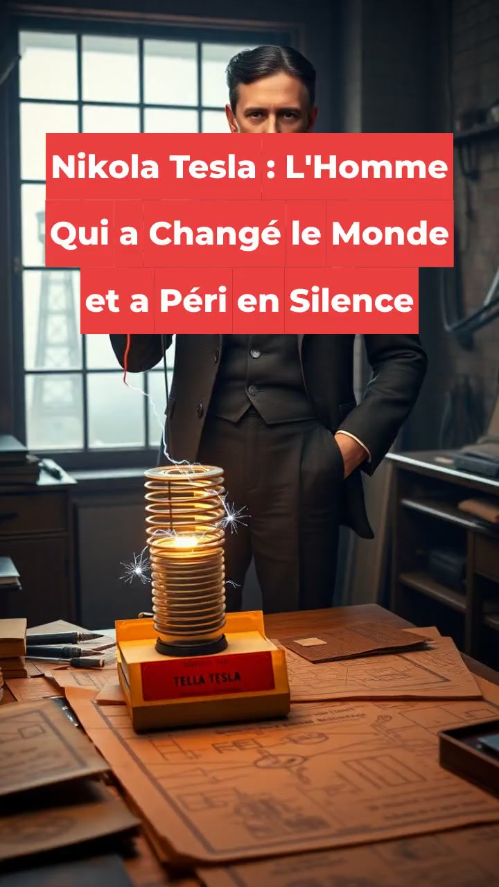 Nikola Tesla : L'Homme Qui a Changé le Monde et a Péri en Silence