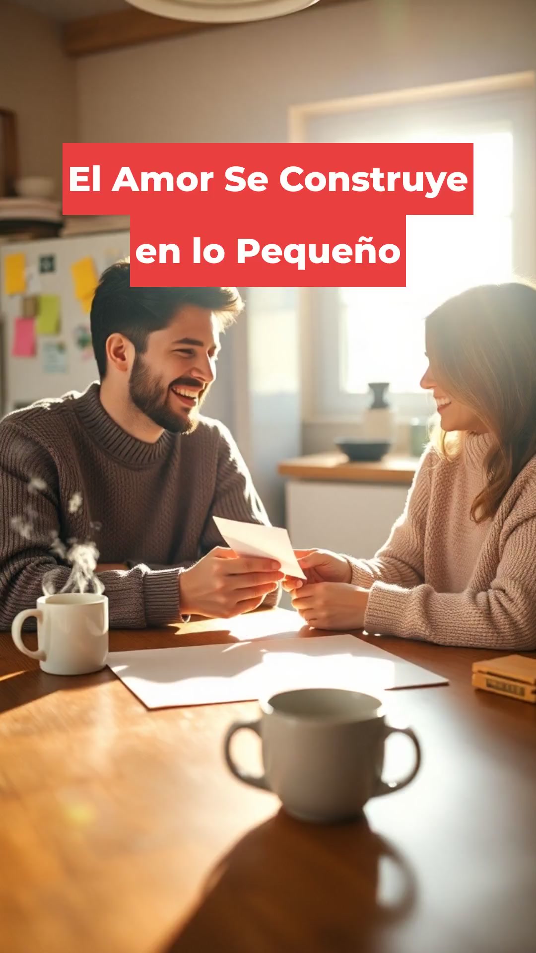 El Amor Se Construye en lo Pequeño