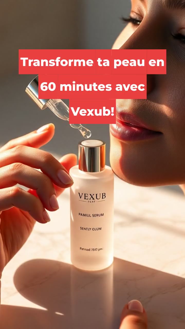 Transforme ta peau en 60 minutes avec Vexub!