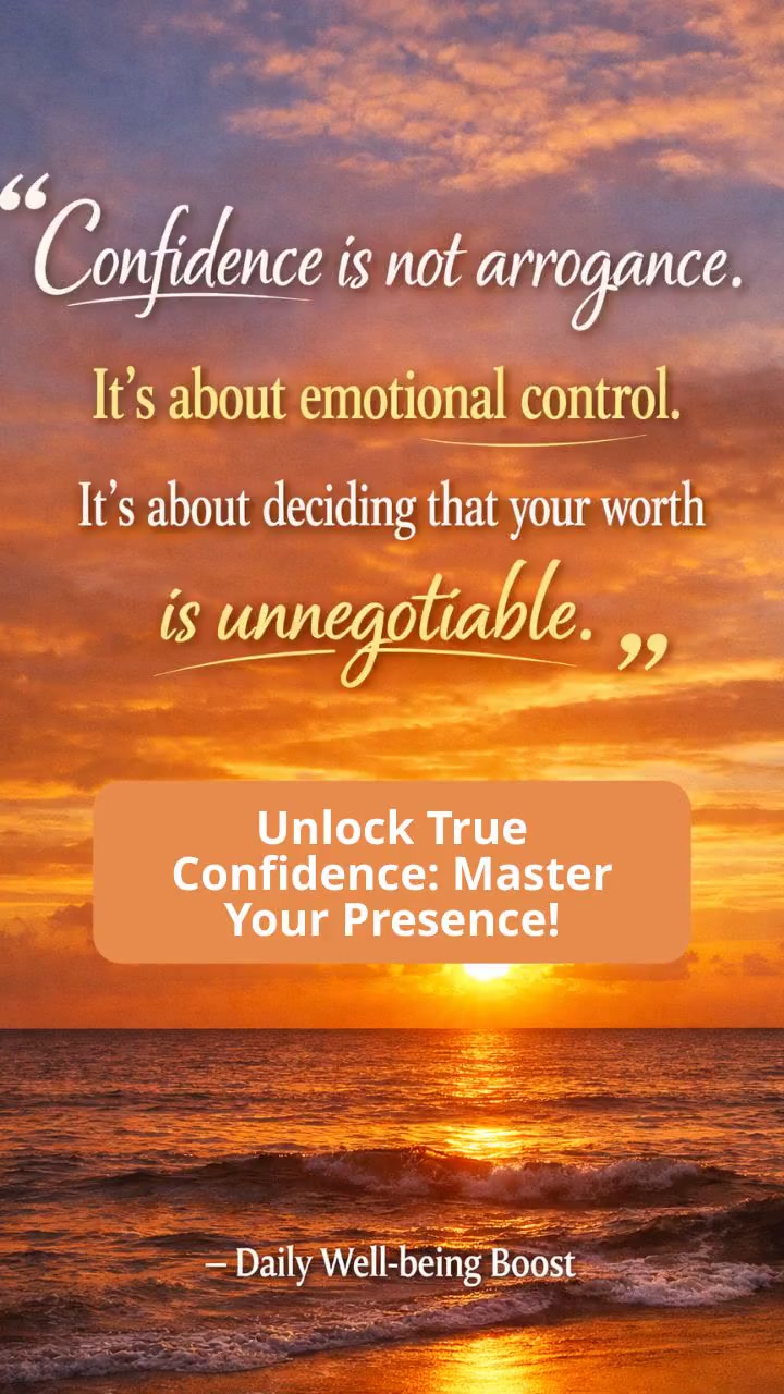 Unlock True Confidence: Master Your Presence!