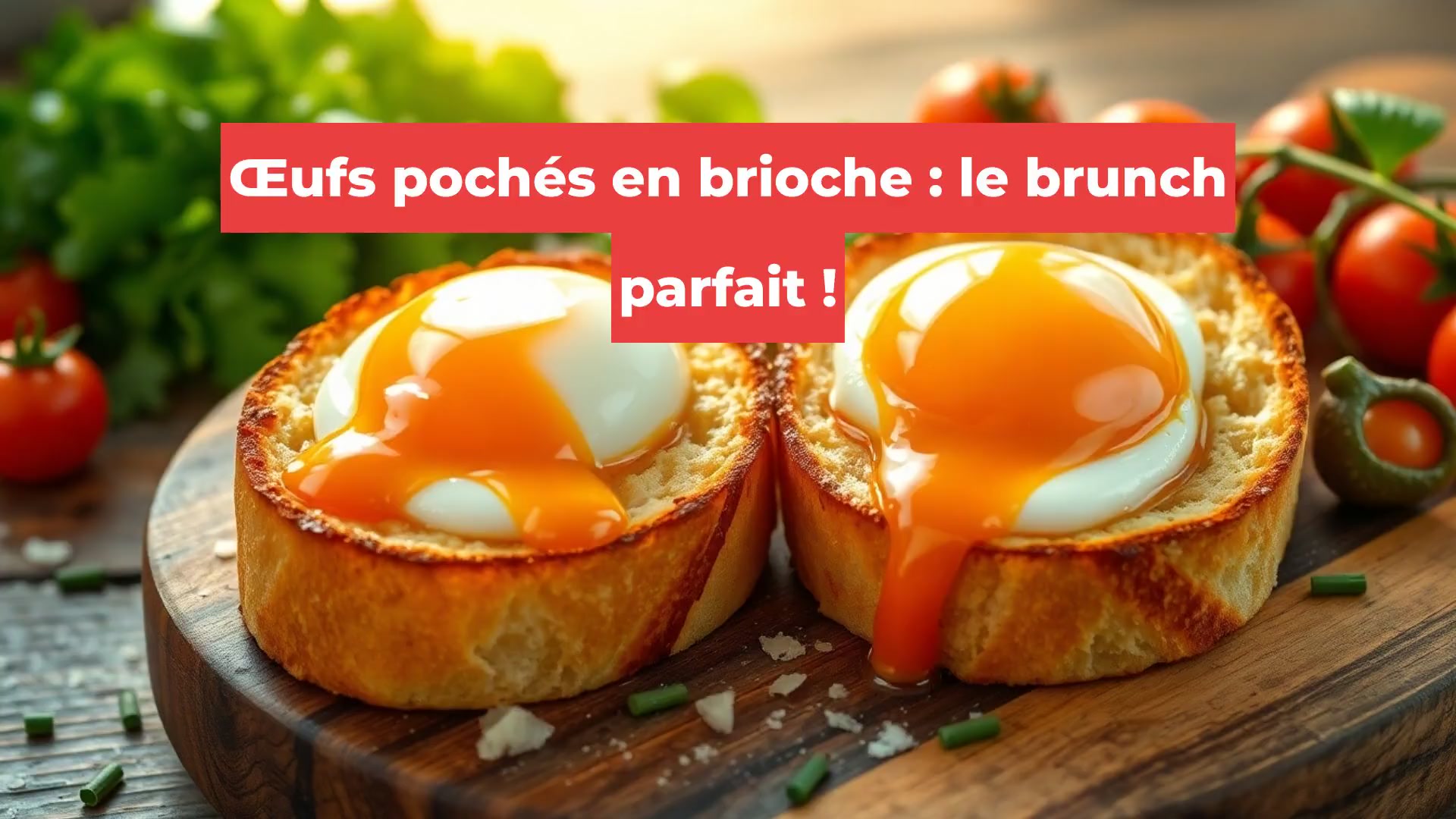 Œufs pochés en brioche : le brunch parfait !