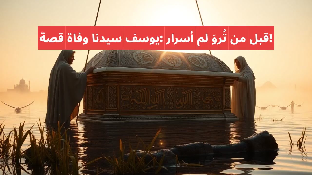 قصة وفاة سيدنا يوسف: أسرار لم تُروَ من قبل!
