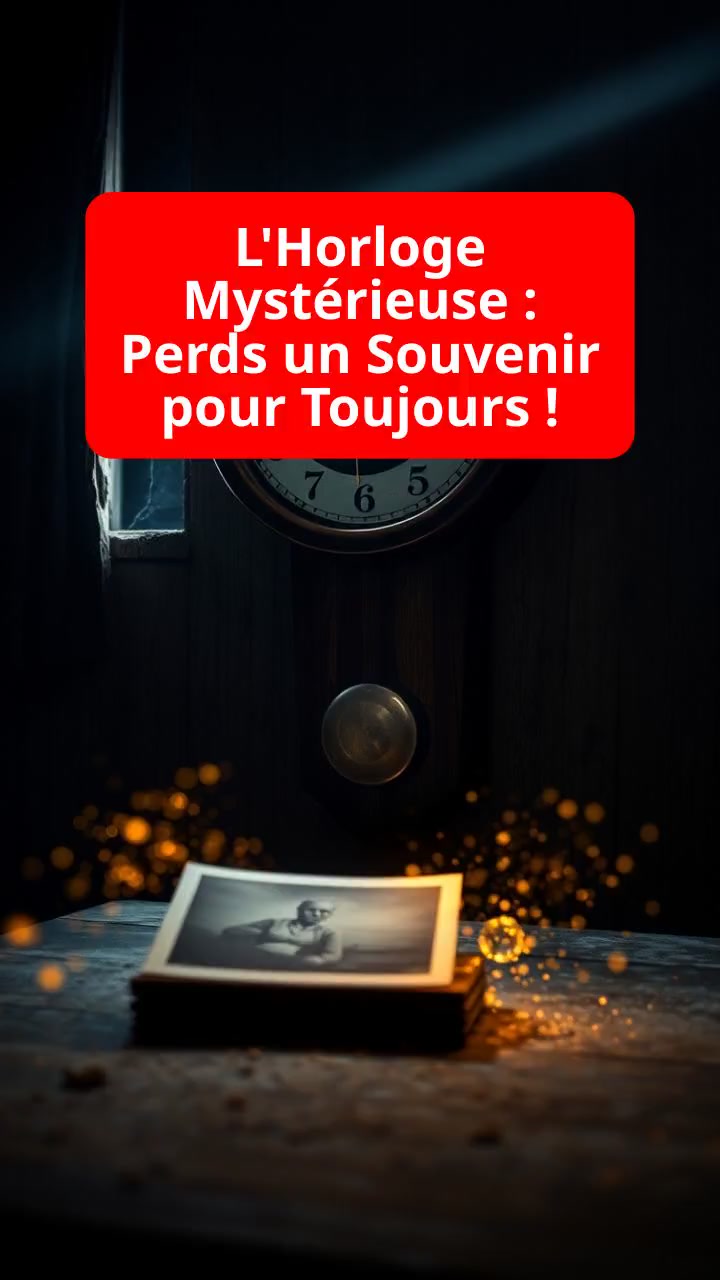 L'Horloge Mystérieuse : Perds un Souvenir pour Toujours !