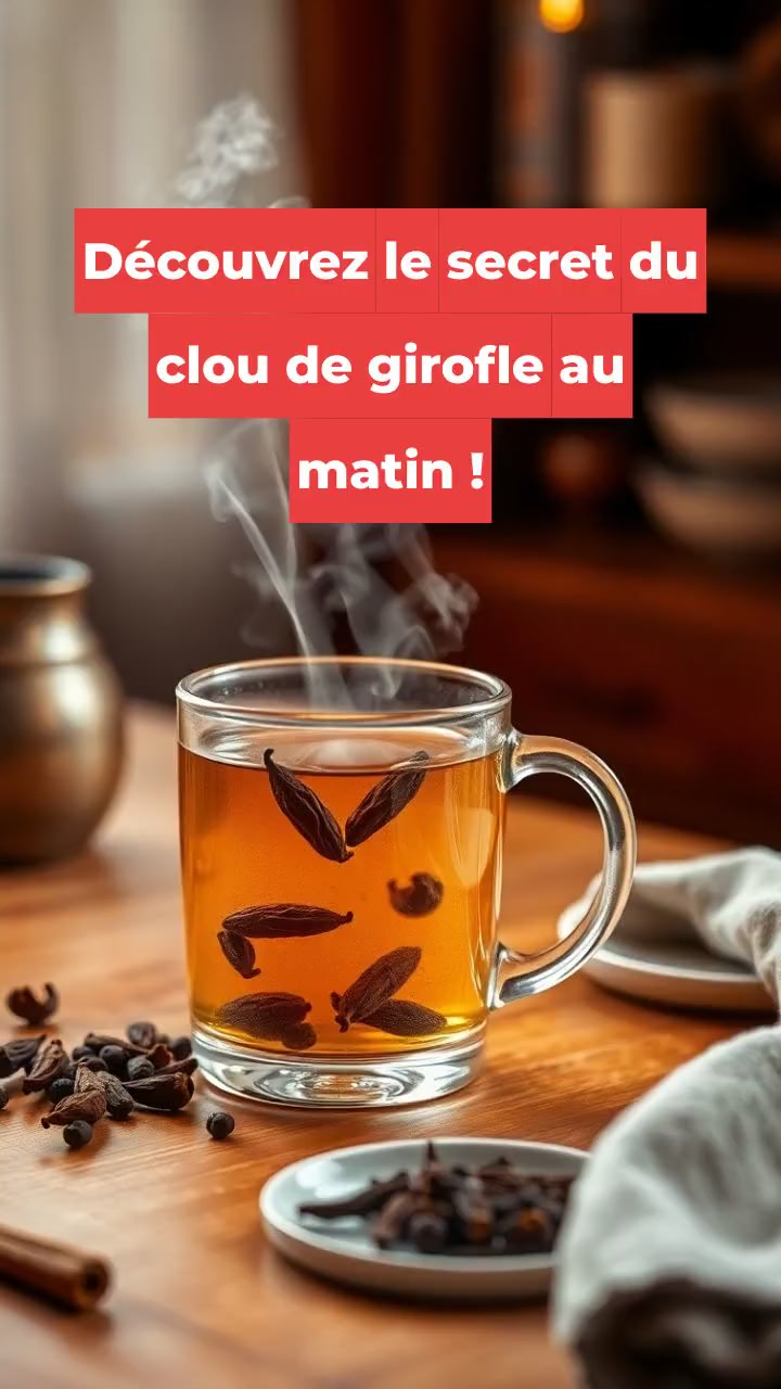 Découvrez le secret du clou de girofle au matin !