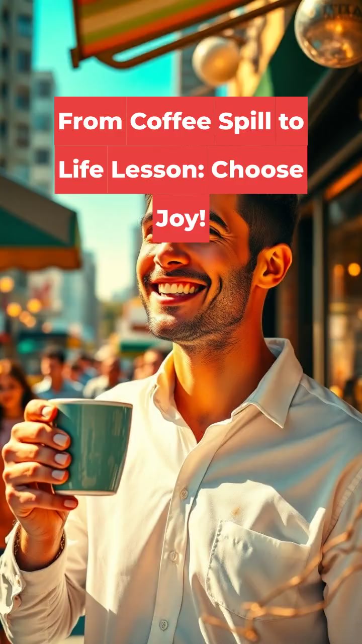 From Coffee Spill to Life Lesson: Choose Joy!