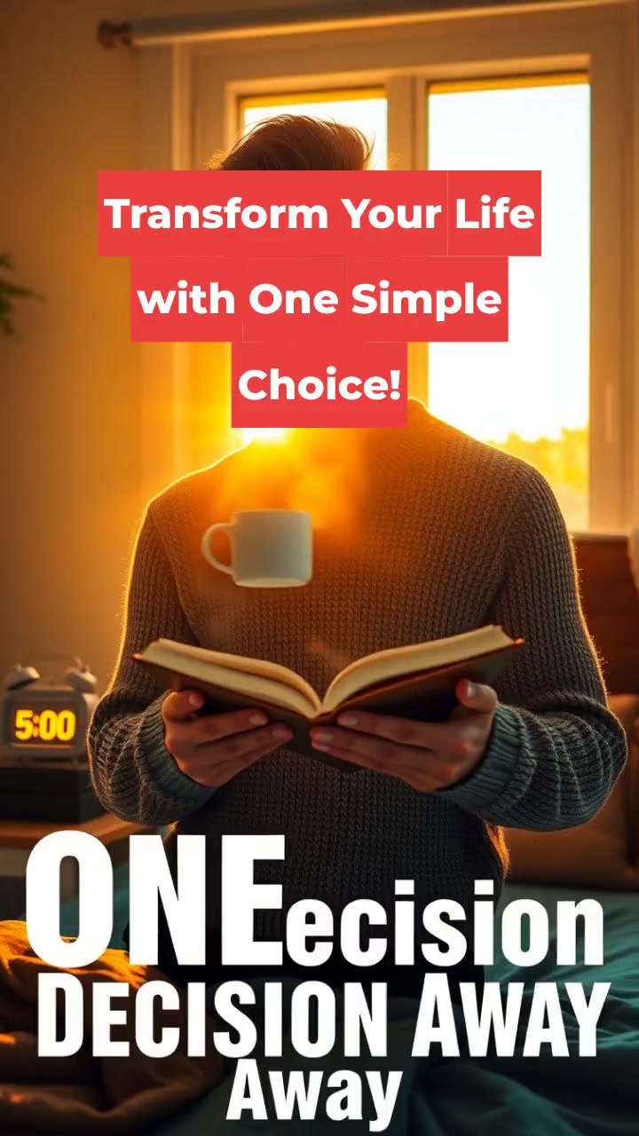 Transform Your Life with One Simple Choice!