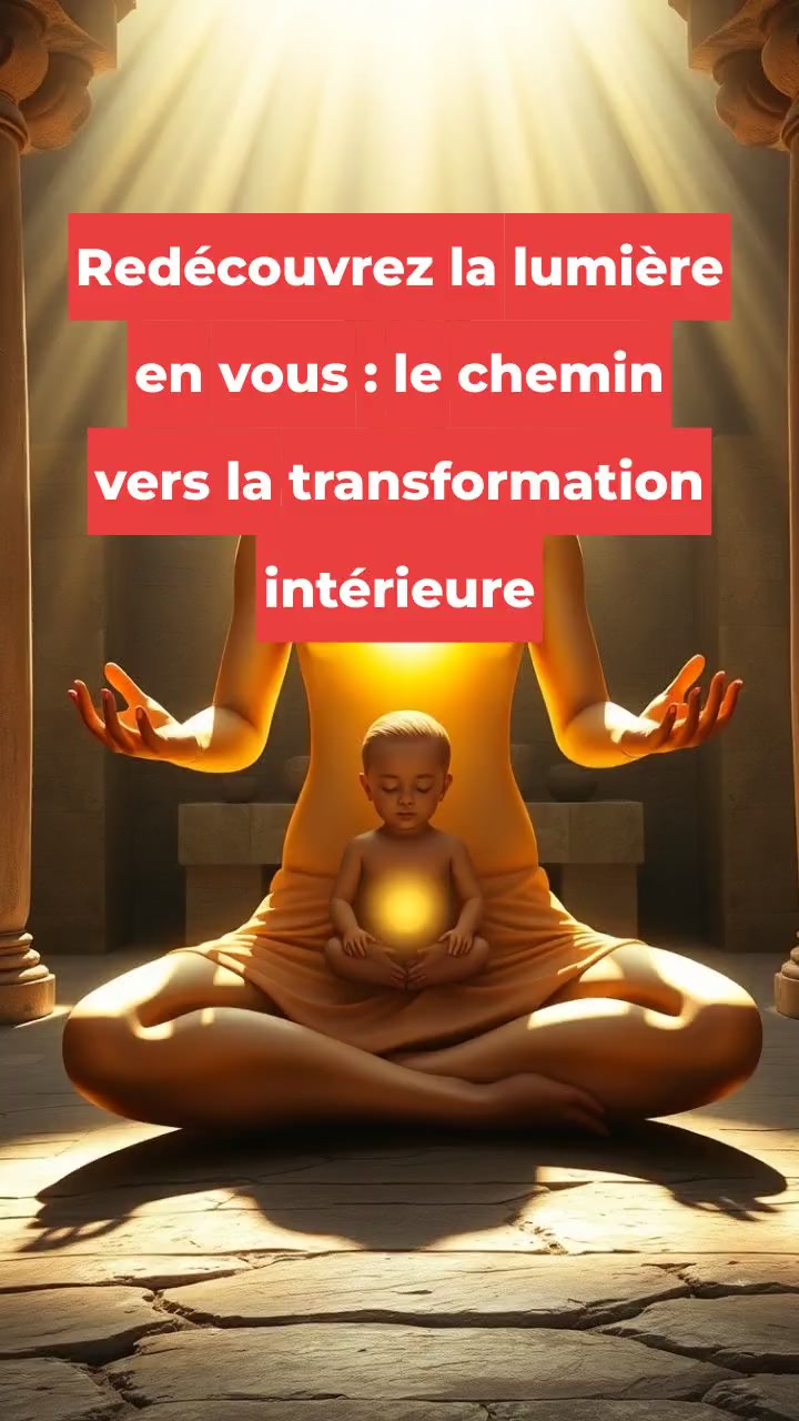 Redécouvrez la lumière en vous : le chemin vers la transformation intérieure