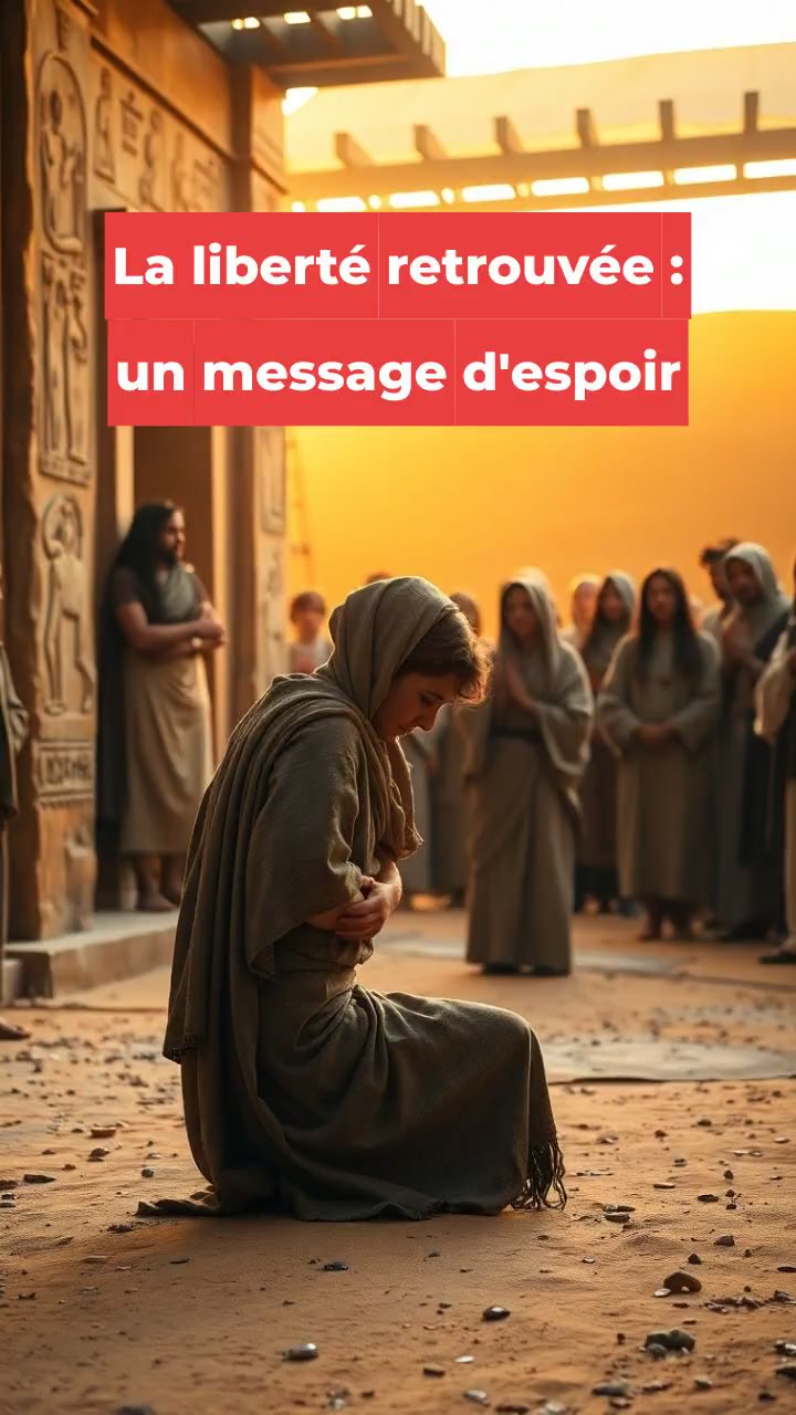 La liberté retrouvée : un message d'espoir