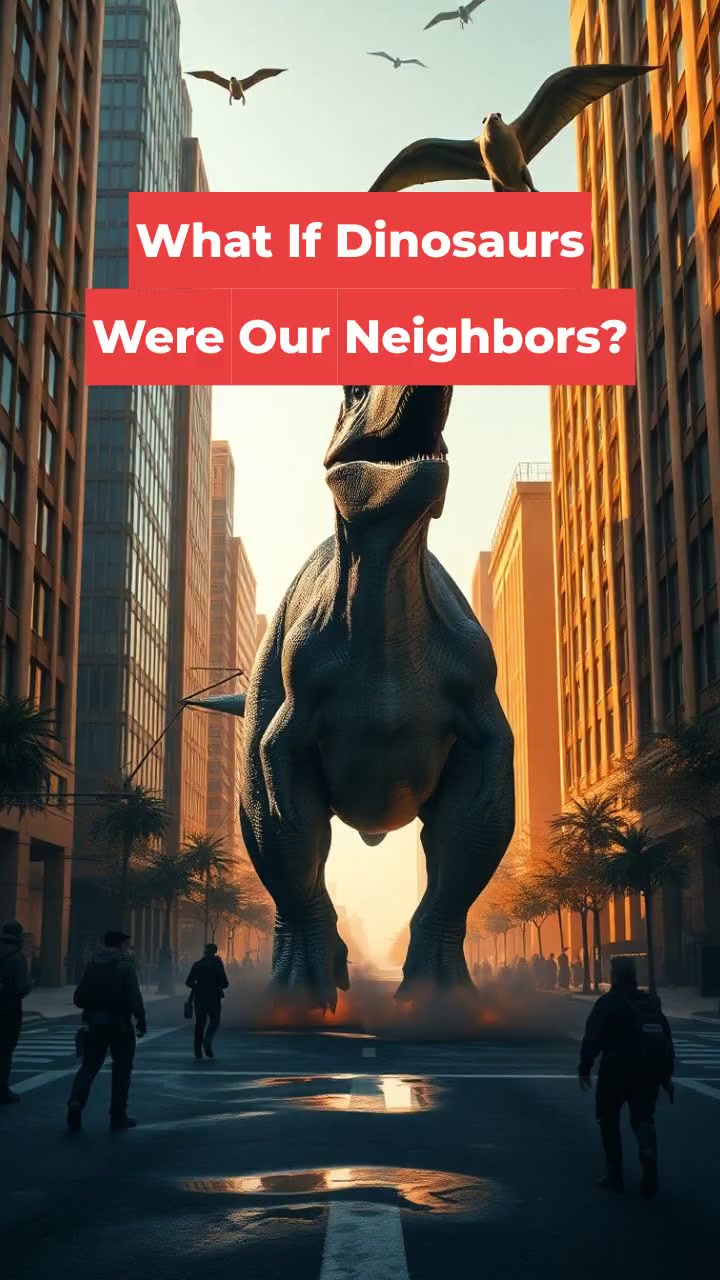 What If Dinosaurs Were Our Neighbors?