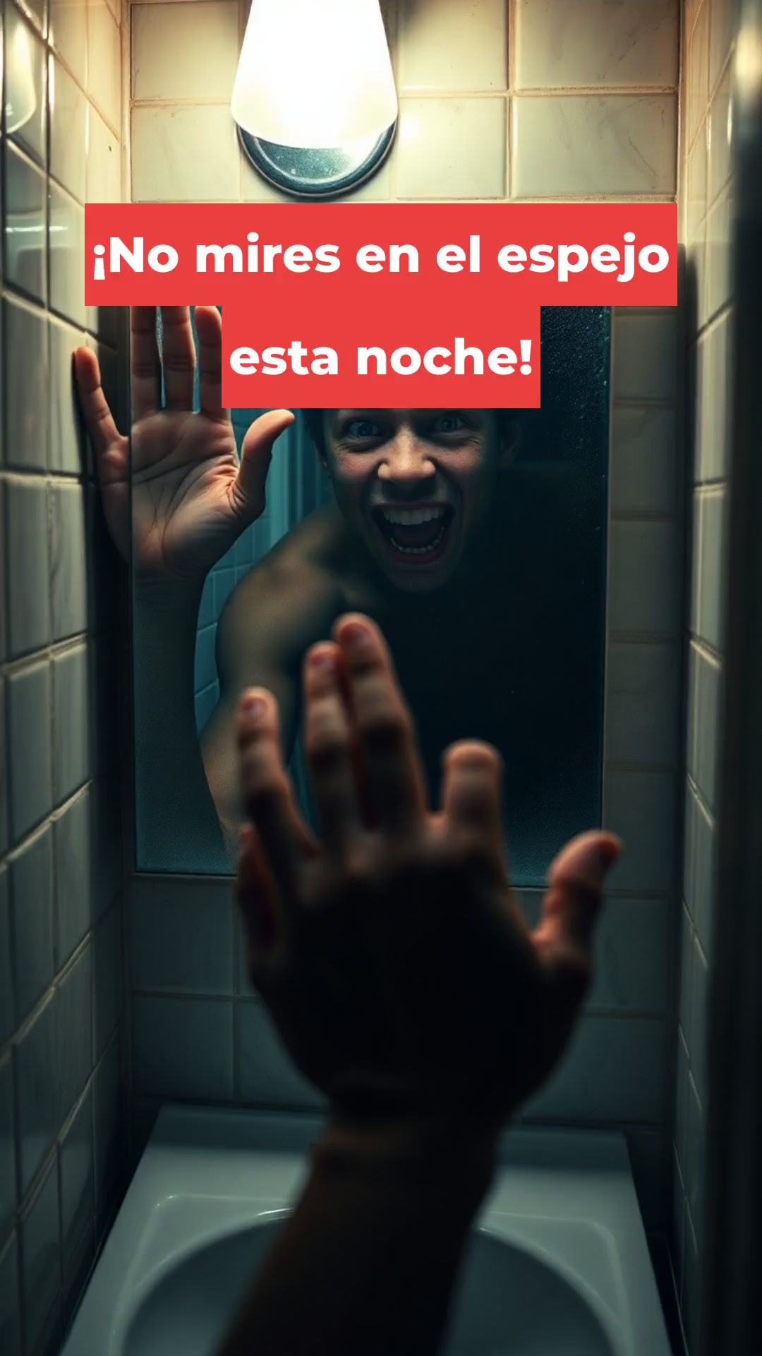 ¡No mires en el espejo esta noche!