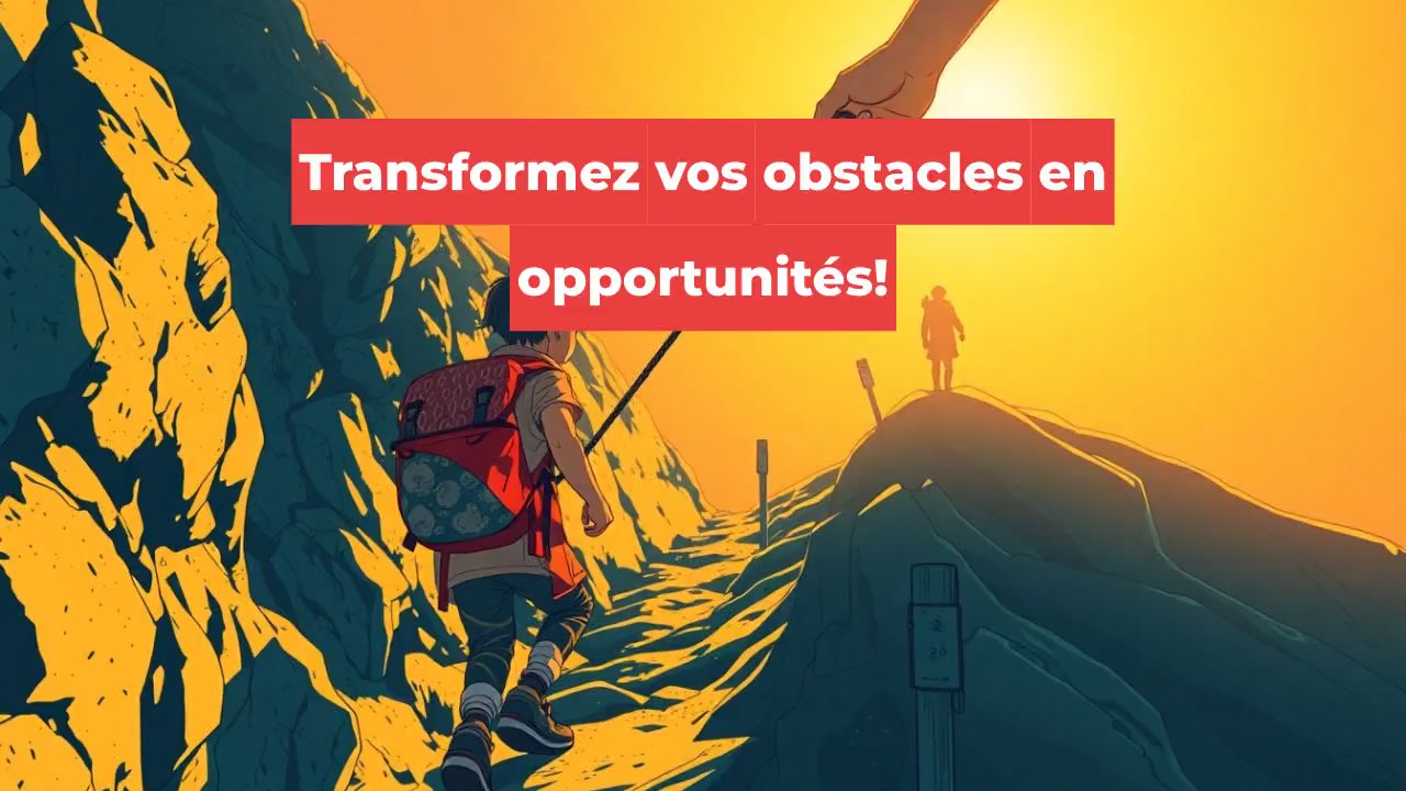 Transformez vos obstacles en opportunités!