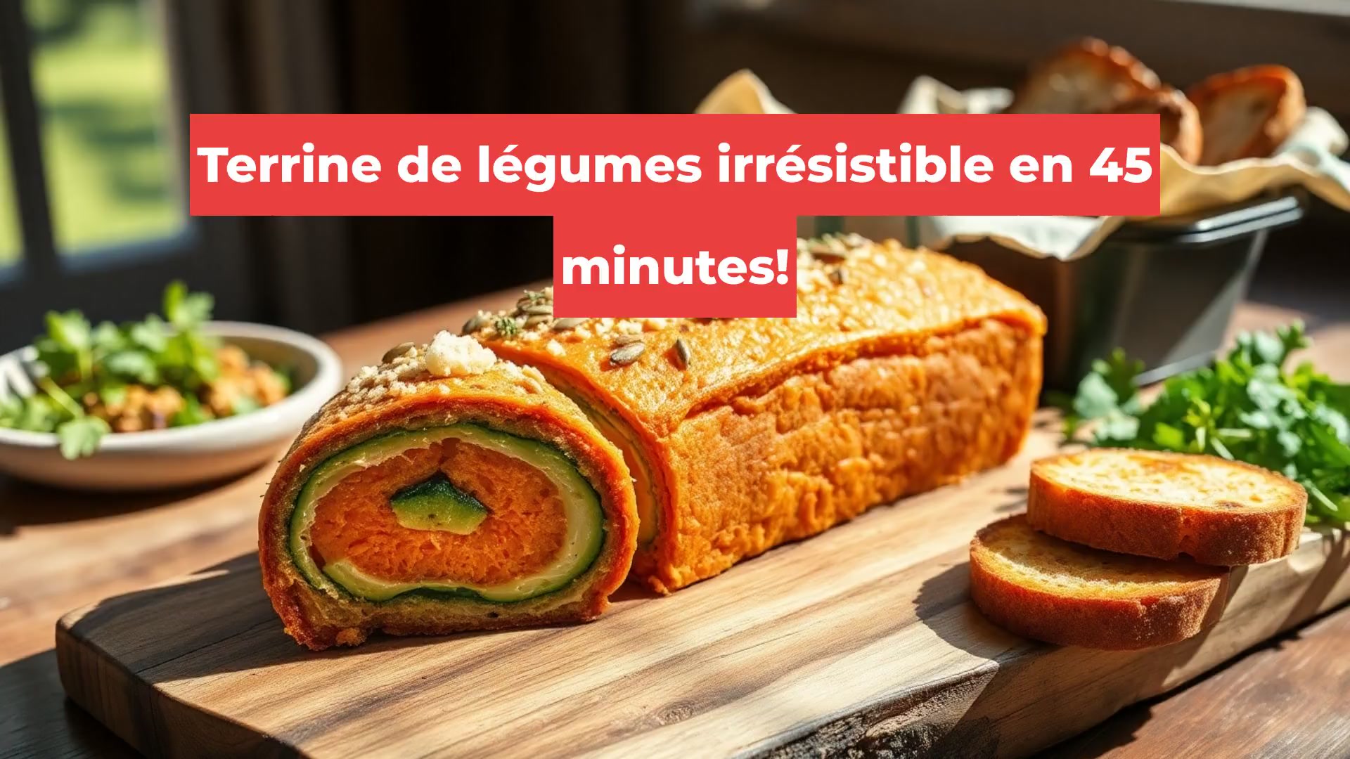Terrine de légumes irrésistible en 45 minutes!