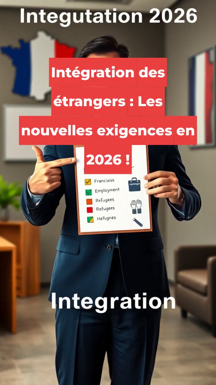Intégration des étrangers : Les nouvelles exigences en 2026 !