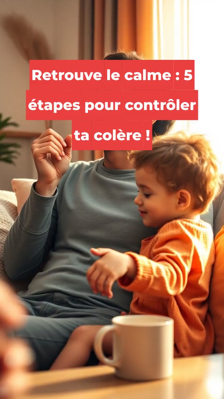 Retrouve le calme : 5 étapes pour contrôler ta colère !