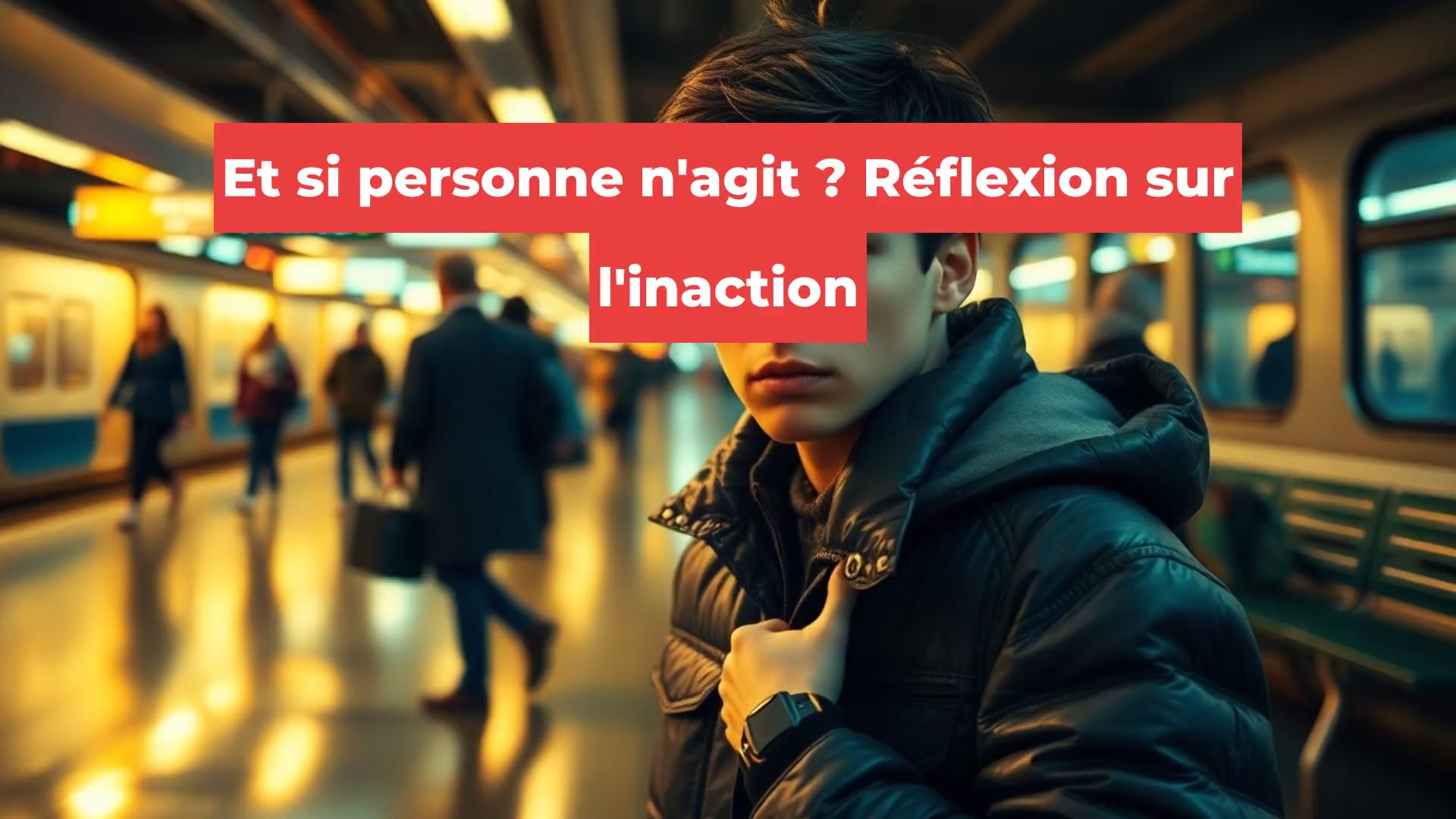 Et si personne n'agit ? Réflexion sur l'inaction