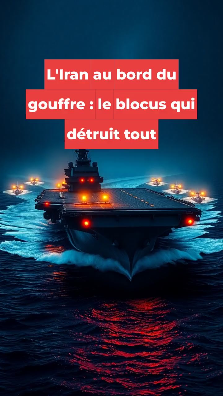 L'Iran au bord du gouffre : le blocus qui détruit tout