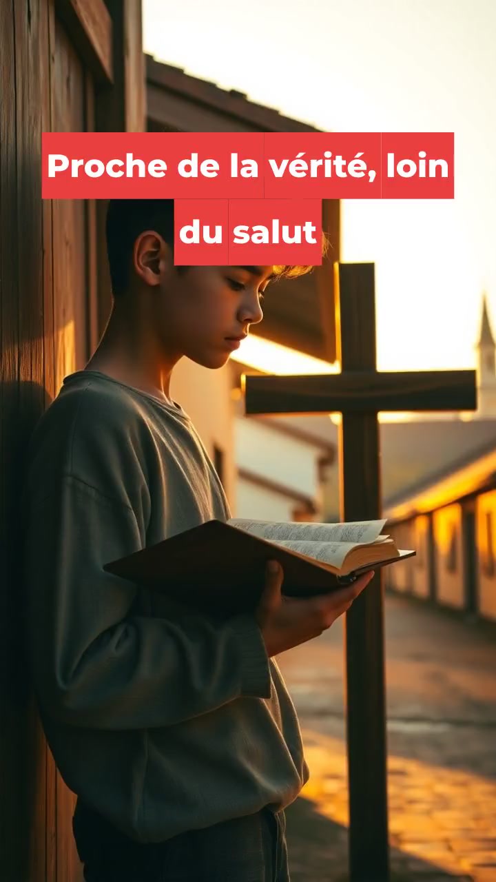 Proche de la vérité, loin du salut