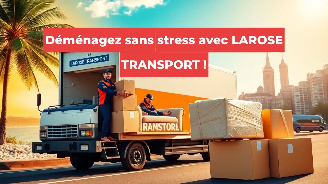Déménagez sans stress avec LAROSE TRANSPORT !