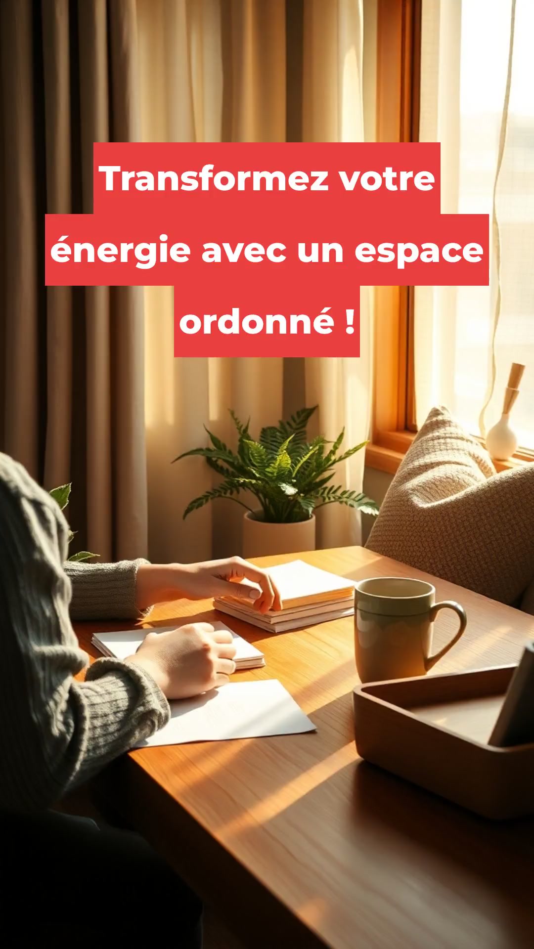 Transformez votre énergie avec un espace ordonné !