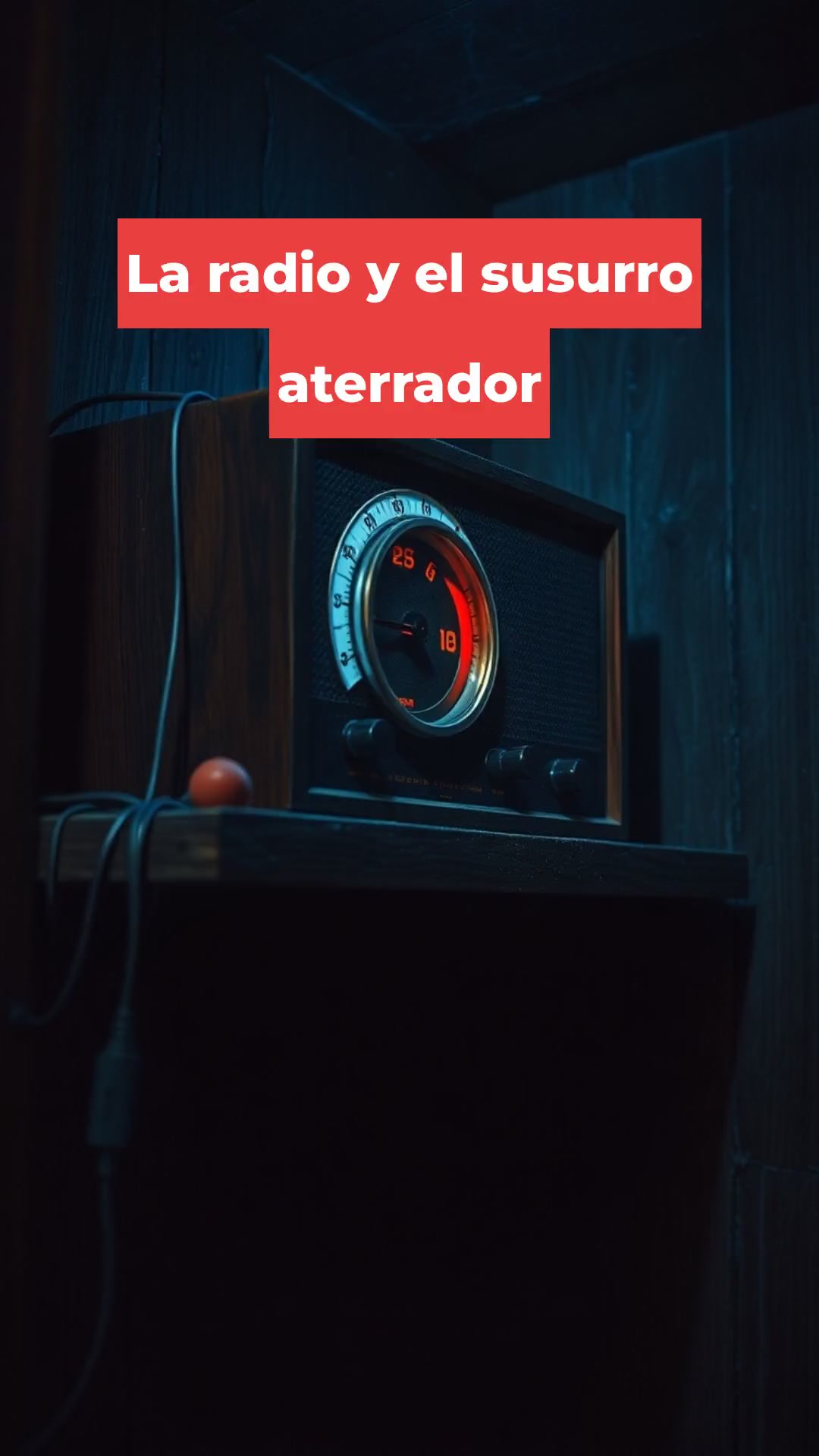 La radio y el susurro aterrador
