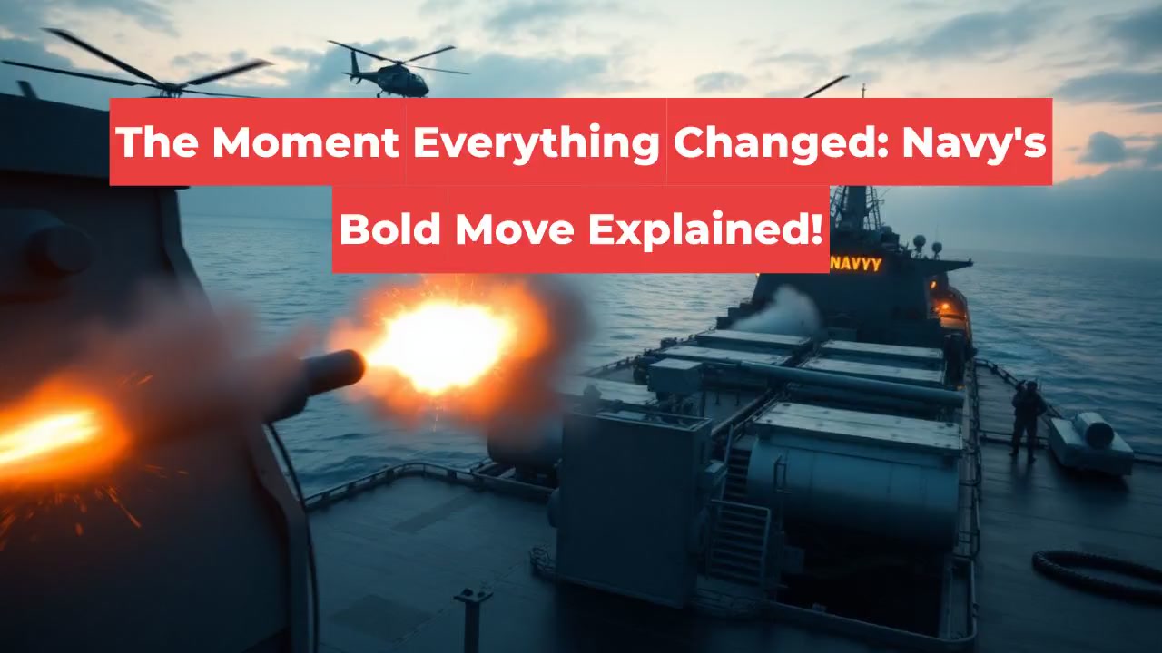 The Moment Everything Changed: Navy's Bold Move Explained!