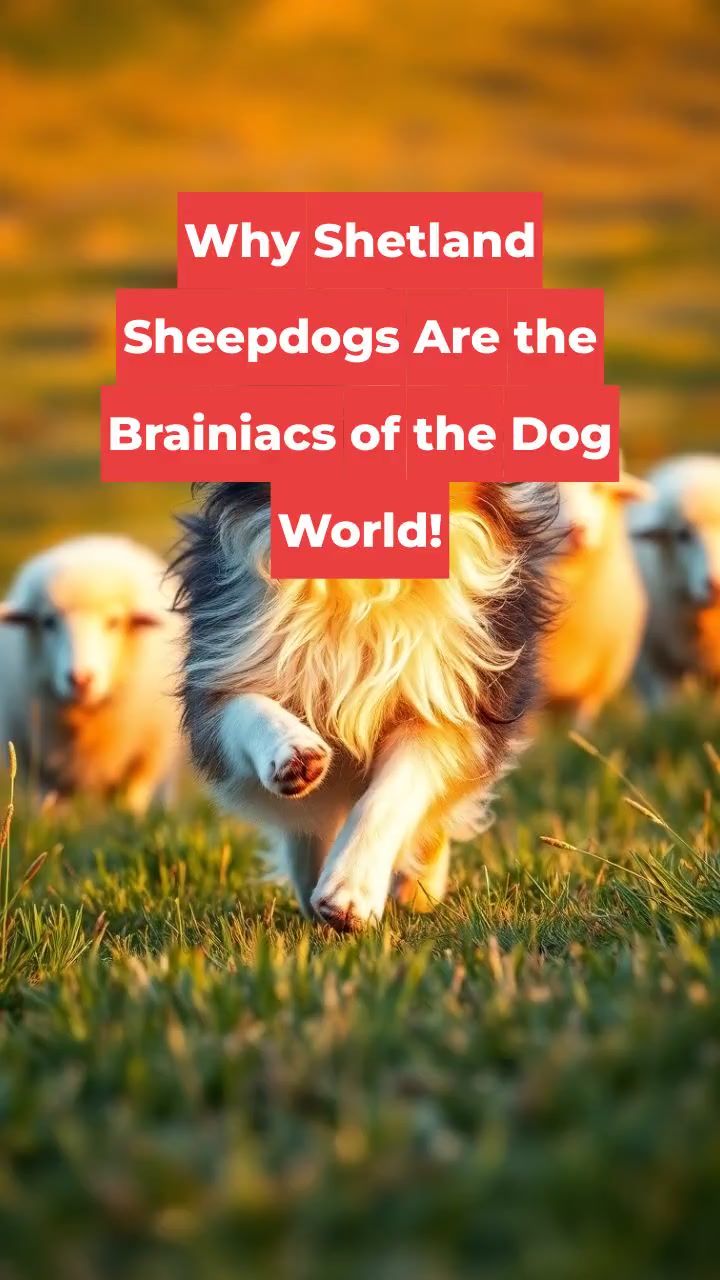 Why Shetland Sheepdogs Are the Brainiacs of the Dog World!