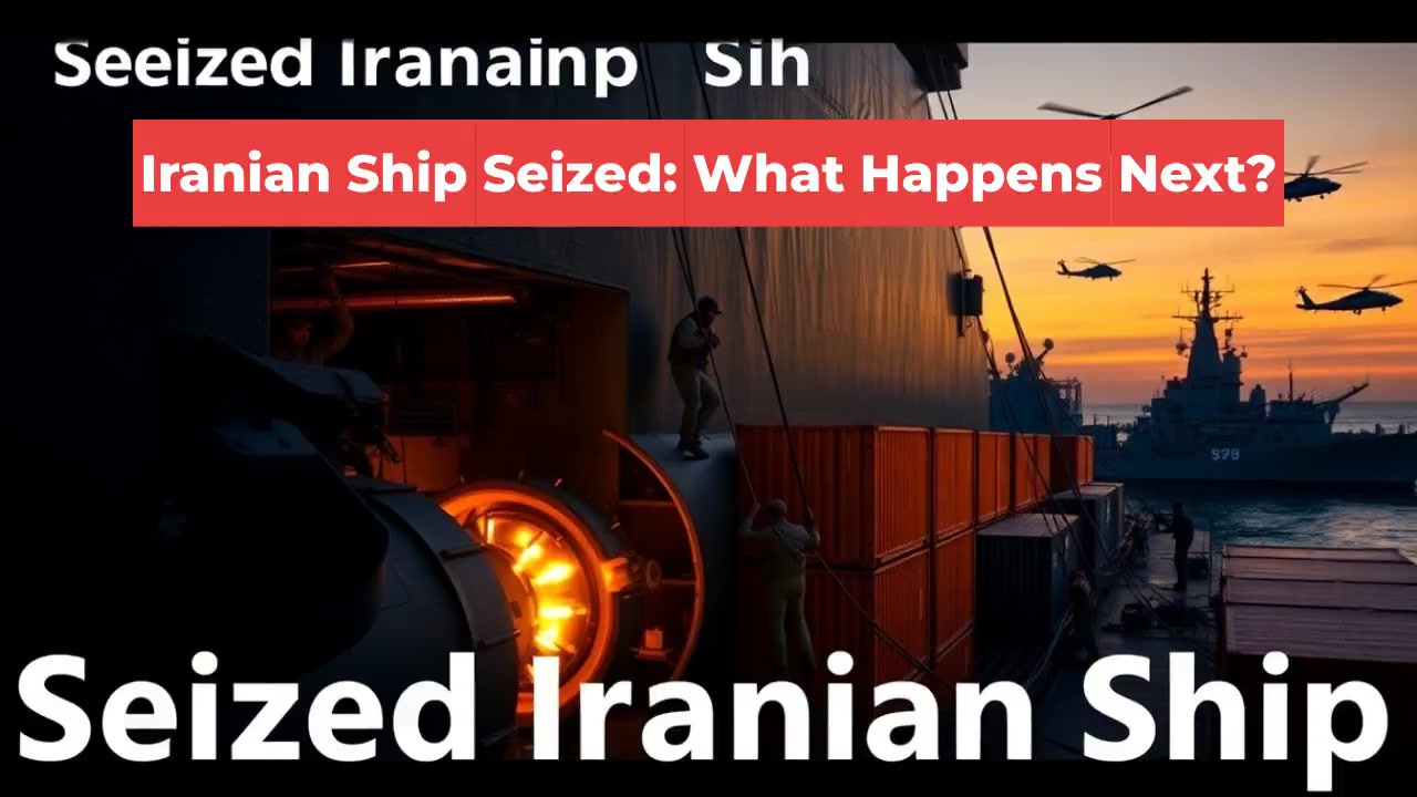 Iranian Ship Seized: What Happens Next?