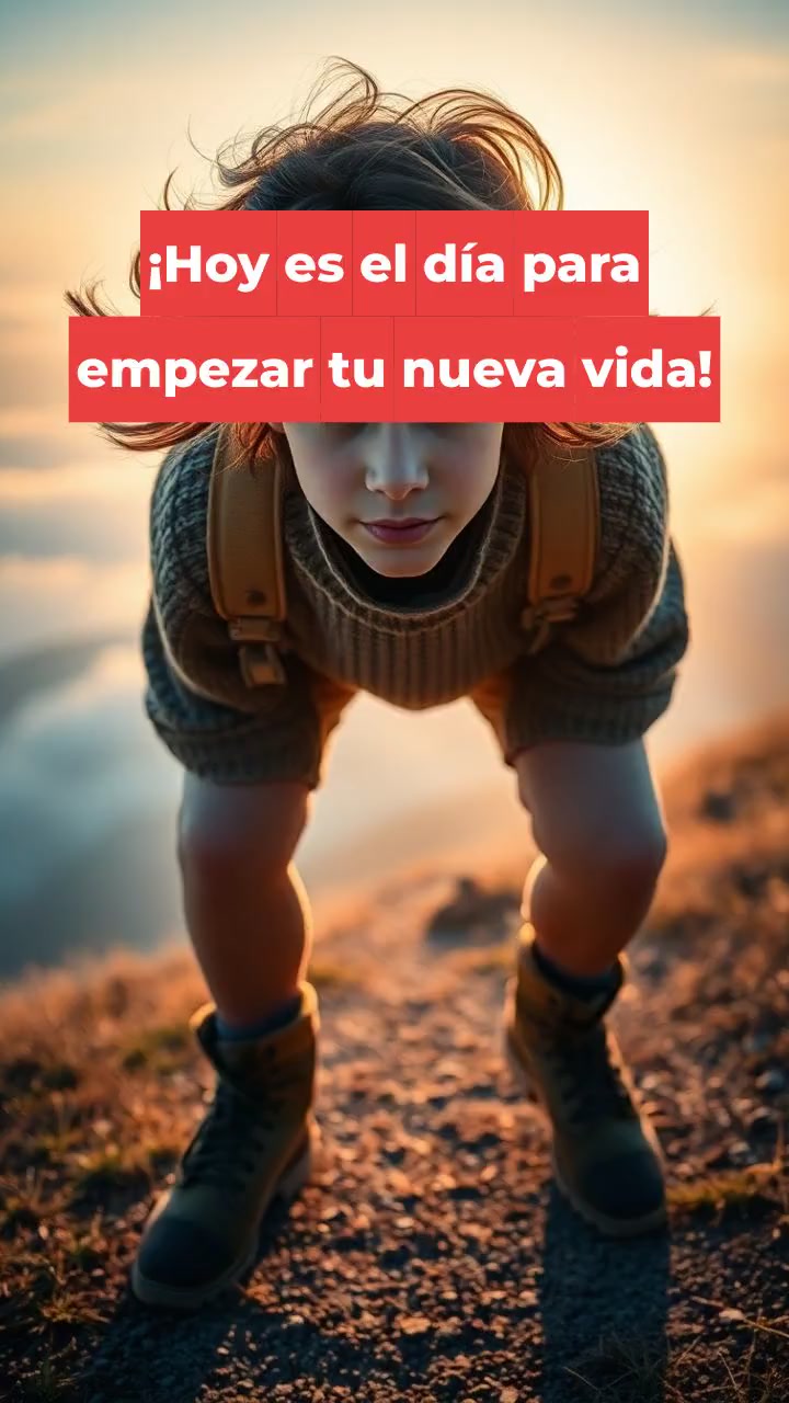 ¡Hoy es el día para empezar tu nueva vida!