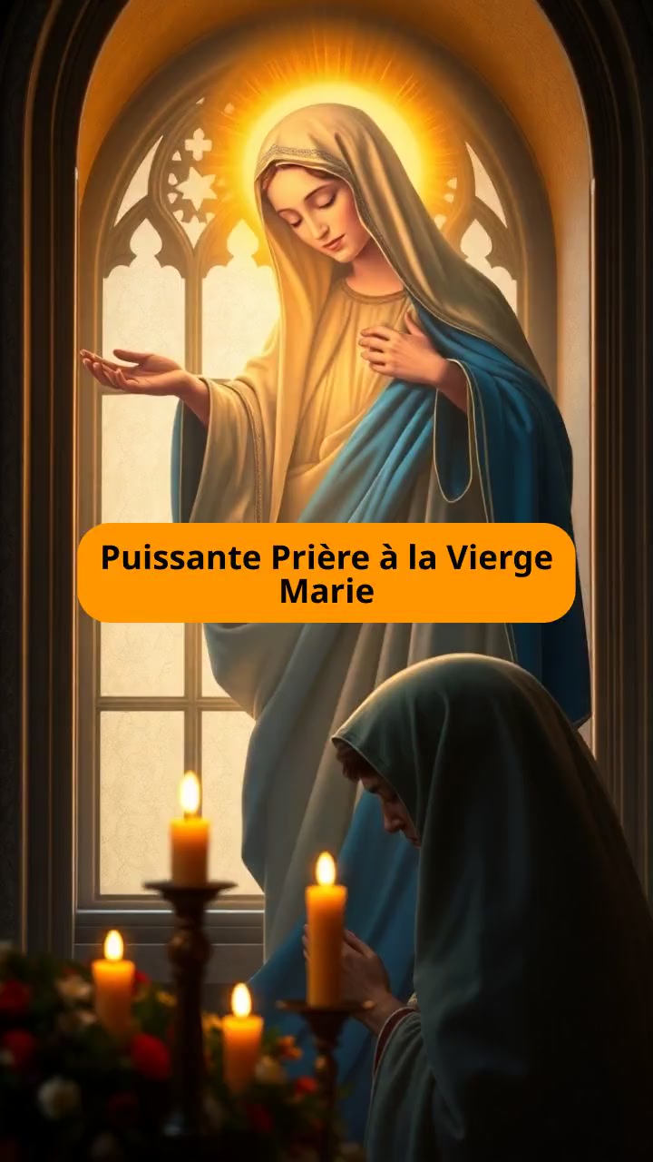  Prière puissante à la Vierge Marie