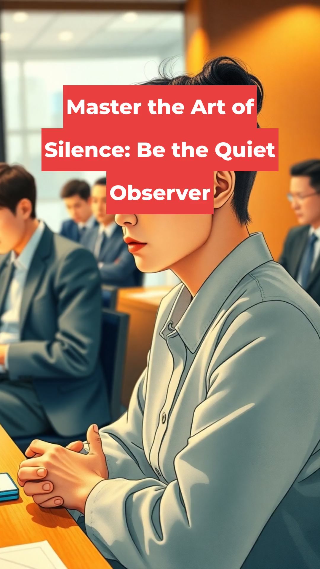 Master the Art of Silence: Be the Quiet Observer