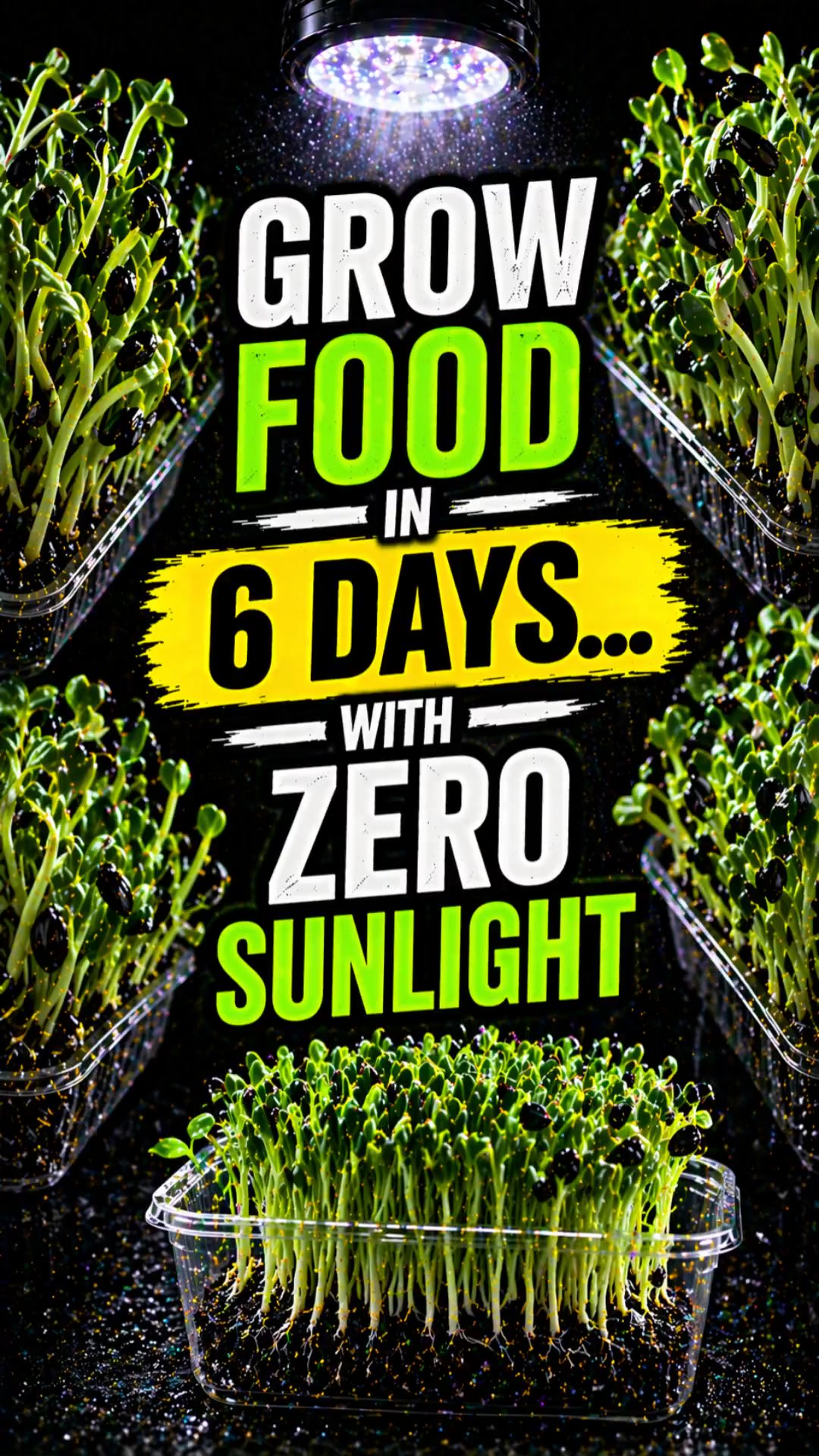 Grow Food in 6 Days… With ZERO Sunlight 🌱