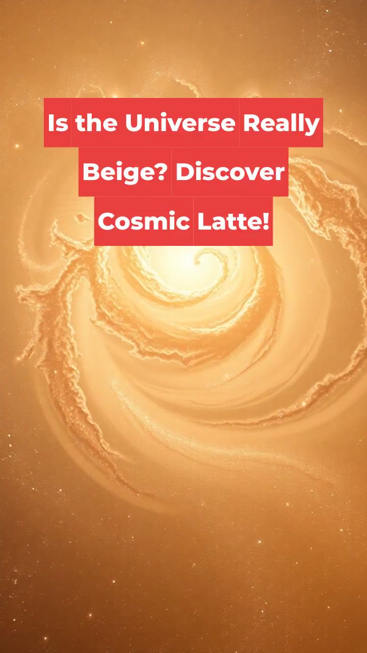 Is the Universe Really Beige? Discover Cosmic Latte!