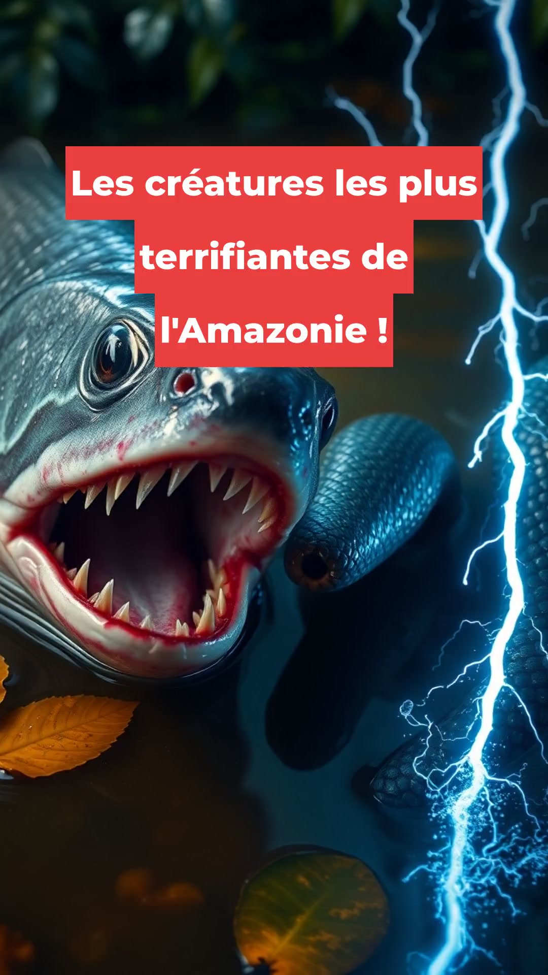 Les créatures les plus terrifiantes de l'Amazonie !