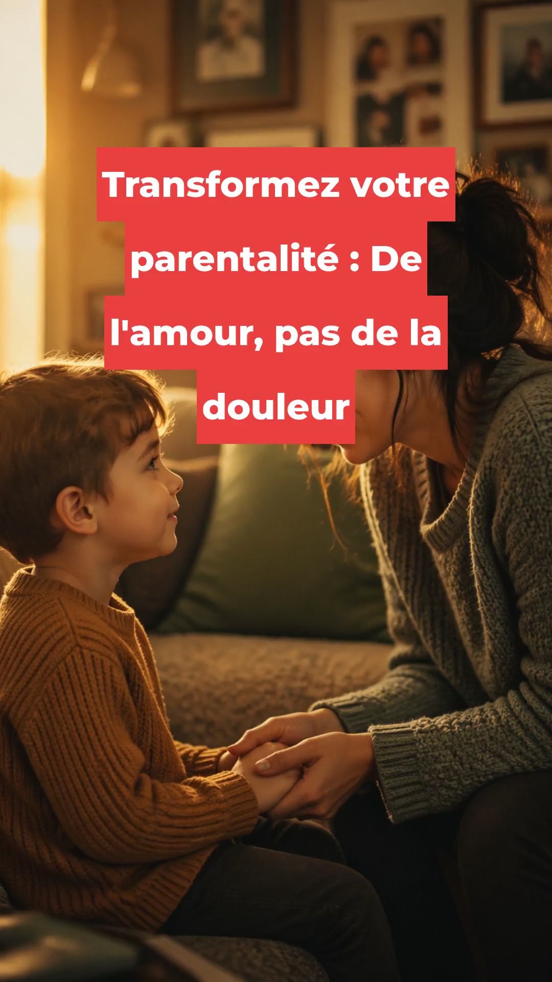 Transformez votre parentalité : De l'amour, pas de la douleur