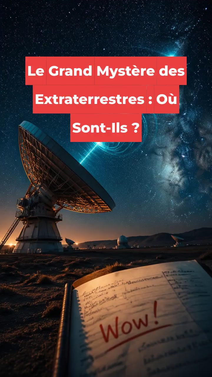 Le Grand Mystère des Extraterrestres : Où Sont-Ils ?