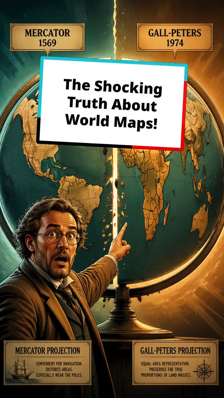 The Shocking Truth About World Maps!
