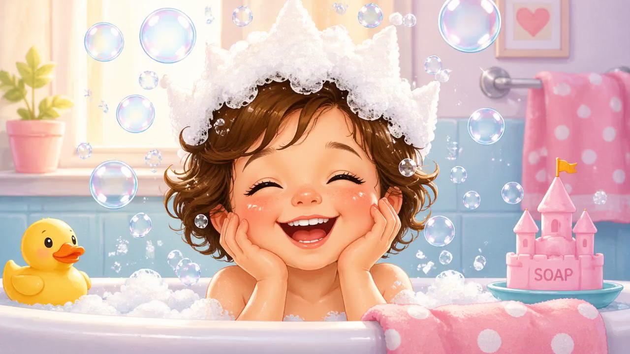 Le shampoing qui fait danser les bulles !